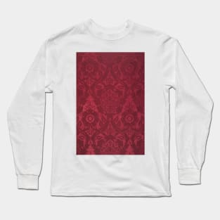 Textile Art by William Morris Long Sleeve T-Shirt